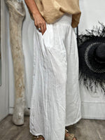 Charger l'image dans la galerie, Pantalon LEO Blanc
