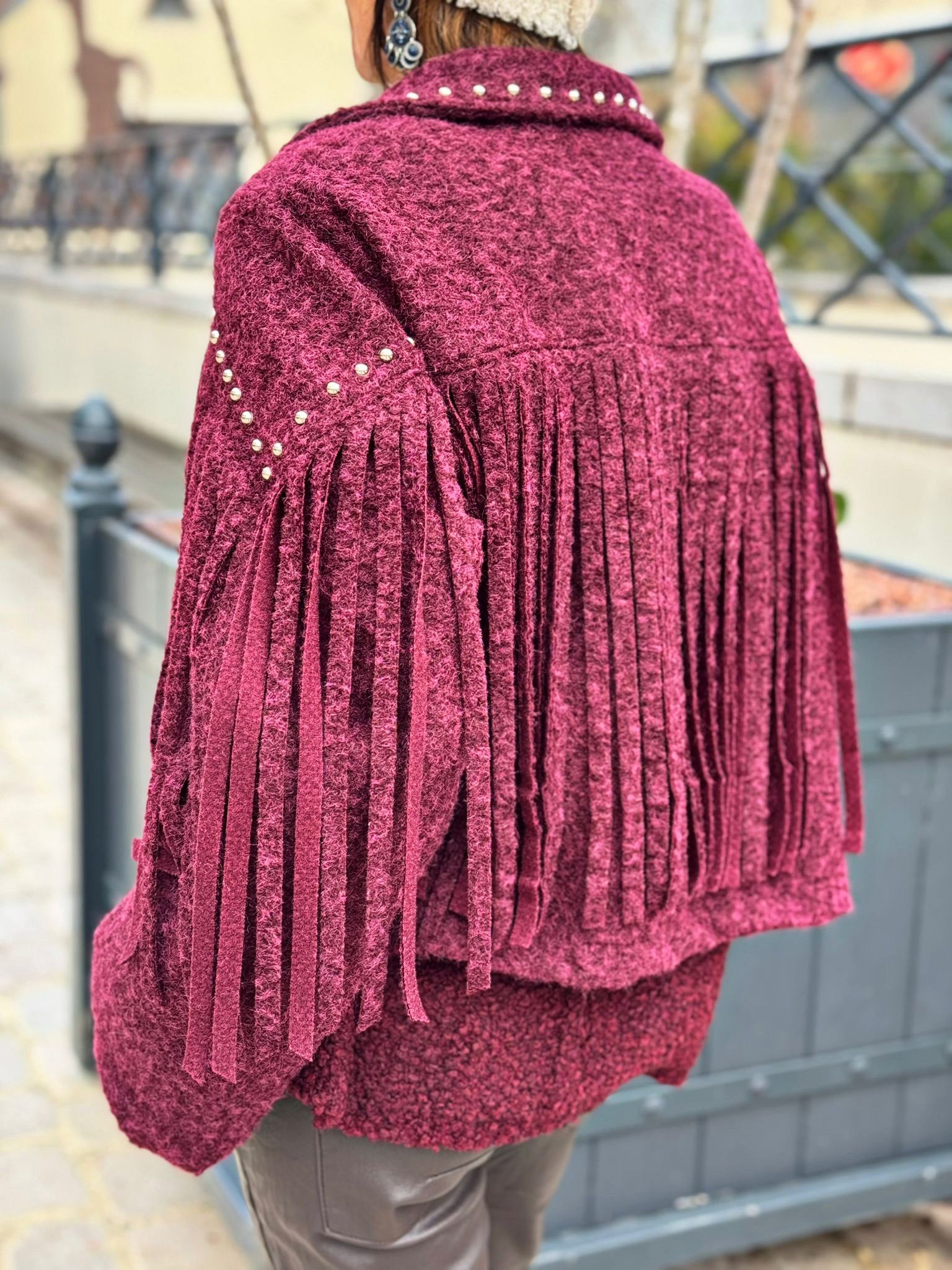 Blouson CADEN Bordeaux