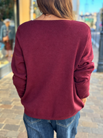 Charger l'image dans la galerie, Pull doux GABRIEL Bordeaux

