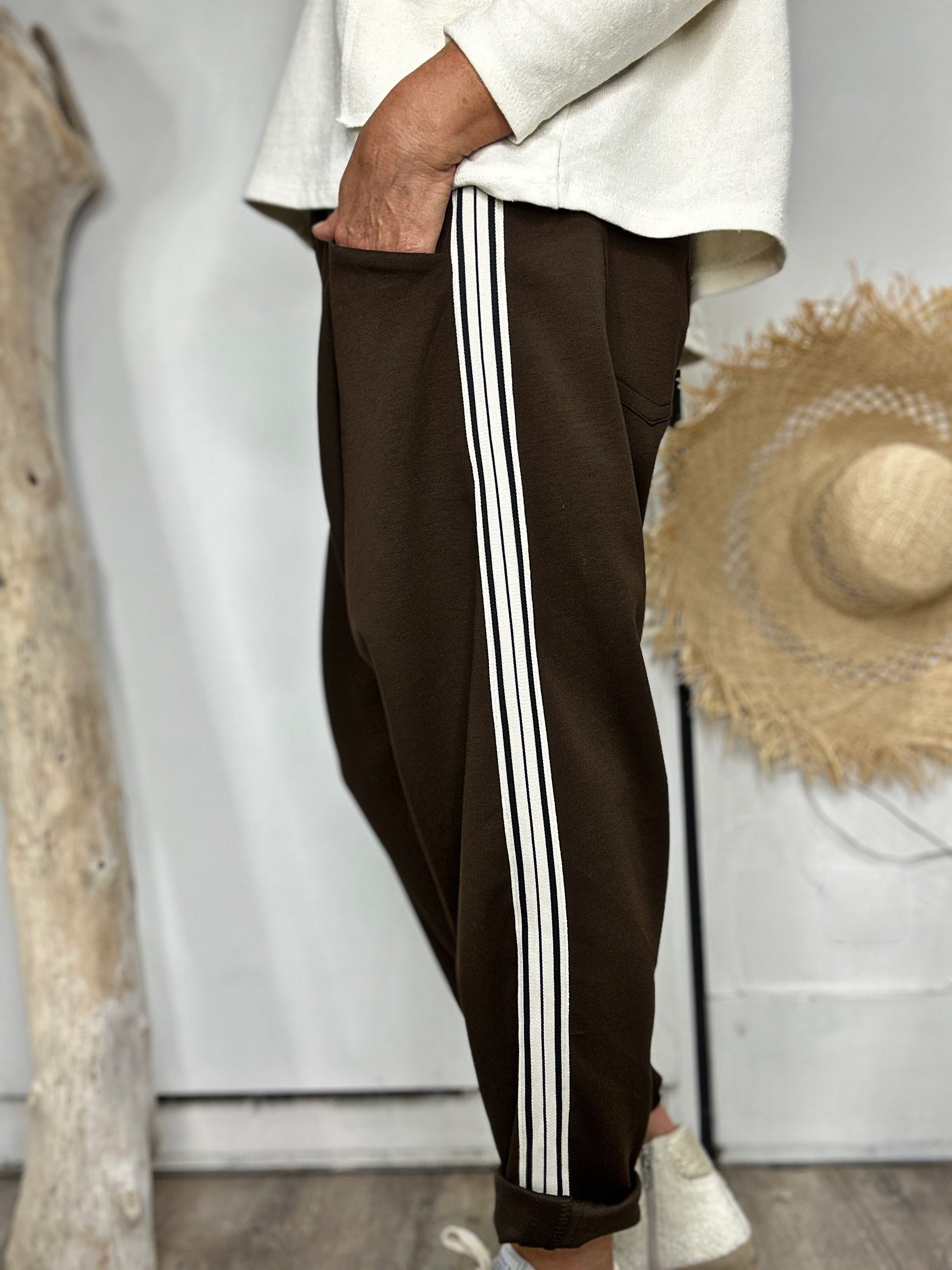 Pantalon NAHIA Choco