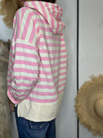 Charger l'image dans la galerie, Sweat fin à capuche RIVAGE Rose
