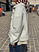 Charger l&#39;image dans la galerie, Blouson bouclette GAB Ecru
