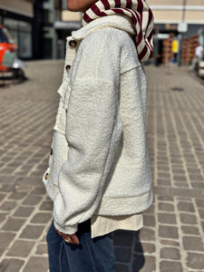 Blouson bouclette GAB Ecru