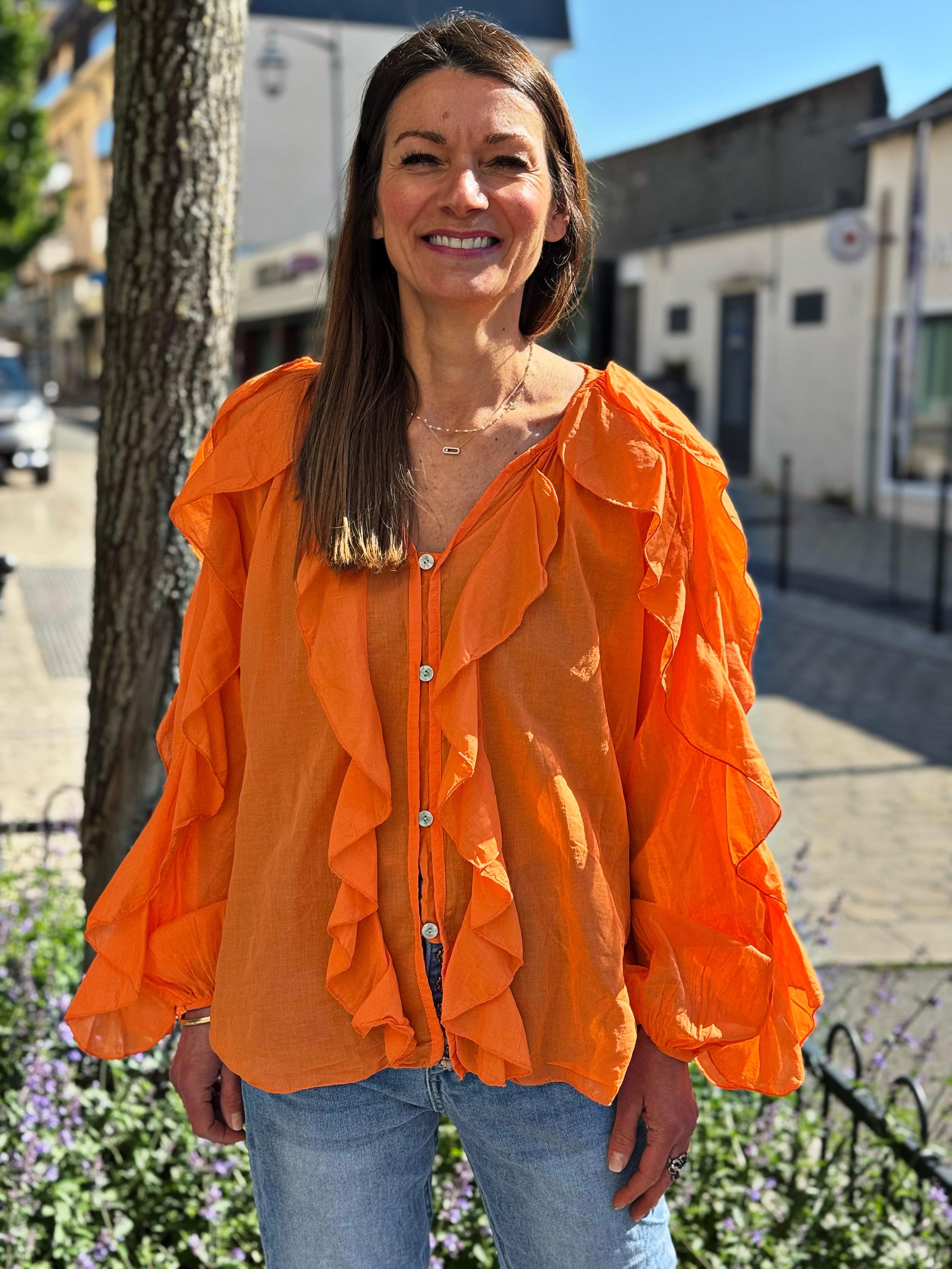 Chemise NINA Orange
