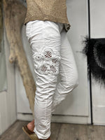 Charger l'image dans la galerie, Pantalon magique Blanc - EMMA
