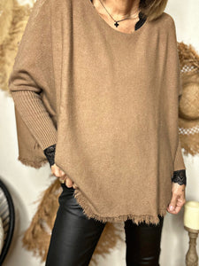 Pull tout doux ZACARI Camel