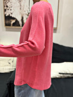 Charger l'image dans la galerie, Pull doux réversible LINO Fuchsia
