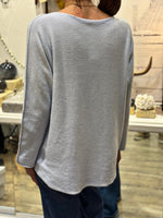 Charger l'image dans la galerie, Pull doux LINO Bleu ciel
