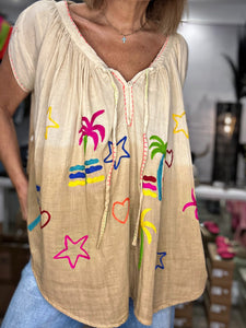 Blouse MOMENT Camel