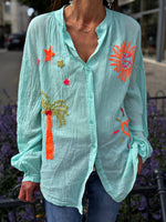 Charger l&#39;image dans la galerie, Chemise FABIOLA Aqua

