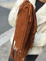 Charger l&#39;image dans la galerie, Sac à franges SAVANA Camel
