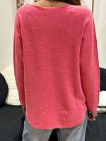 Charger l'image dans la galerie, Pull doux réversible LINO Fuchsia
