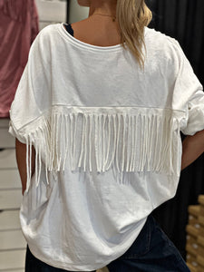 Sweat fin CLEO Blanc