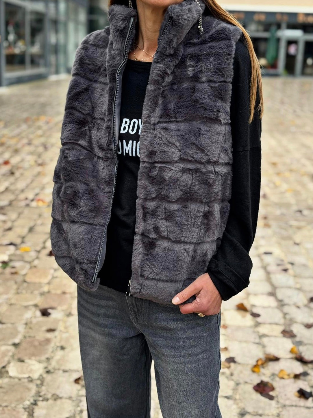 Gilet LIVO Anthracite