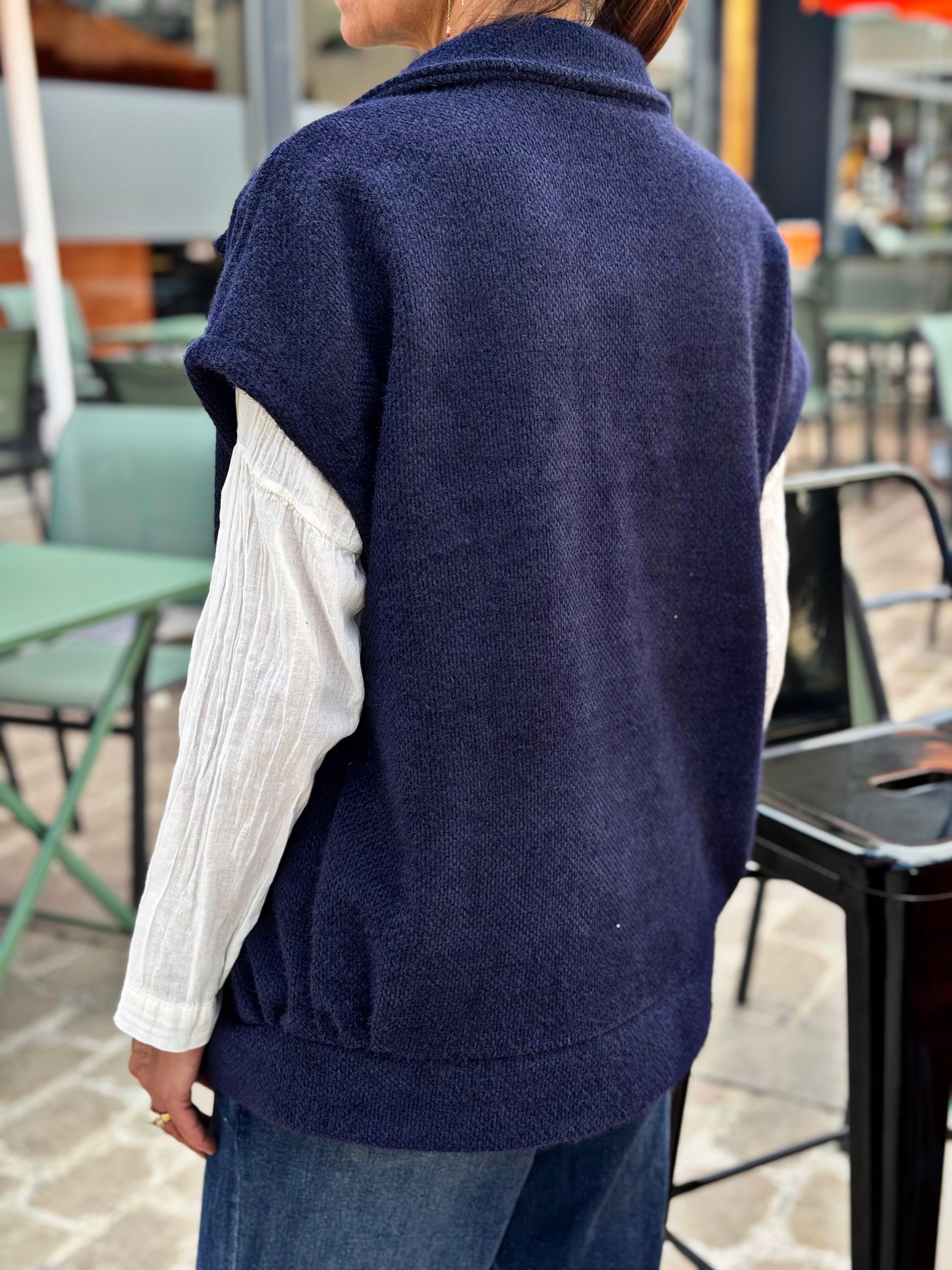 Veste sans manches LYNA Marine