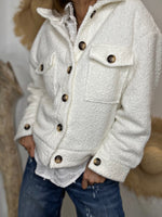 Charger l'image dans la galerie, Blouson bouclette GAB Ecru
