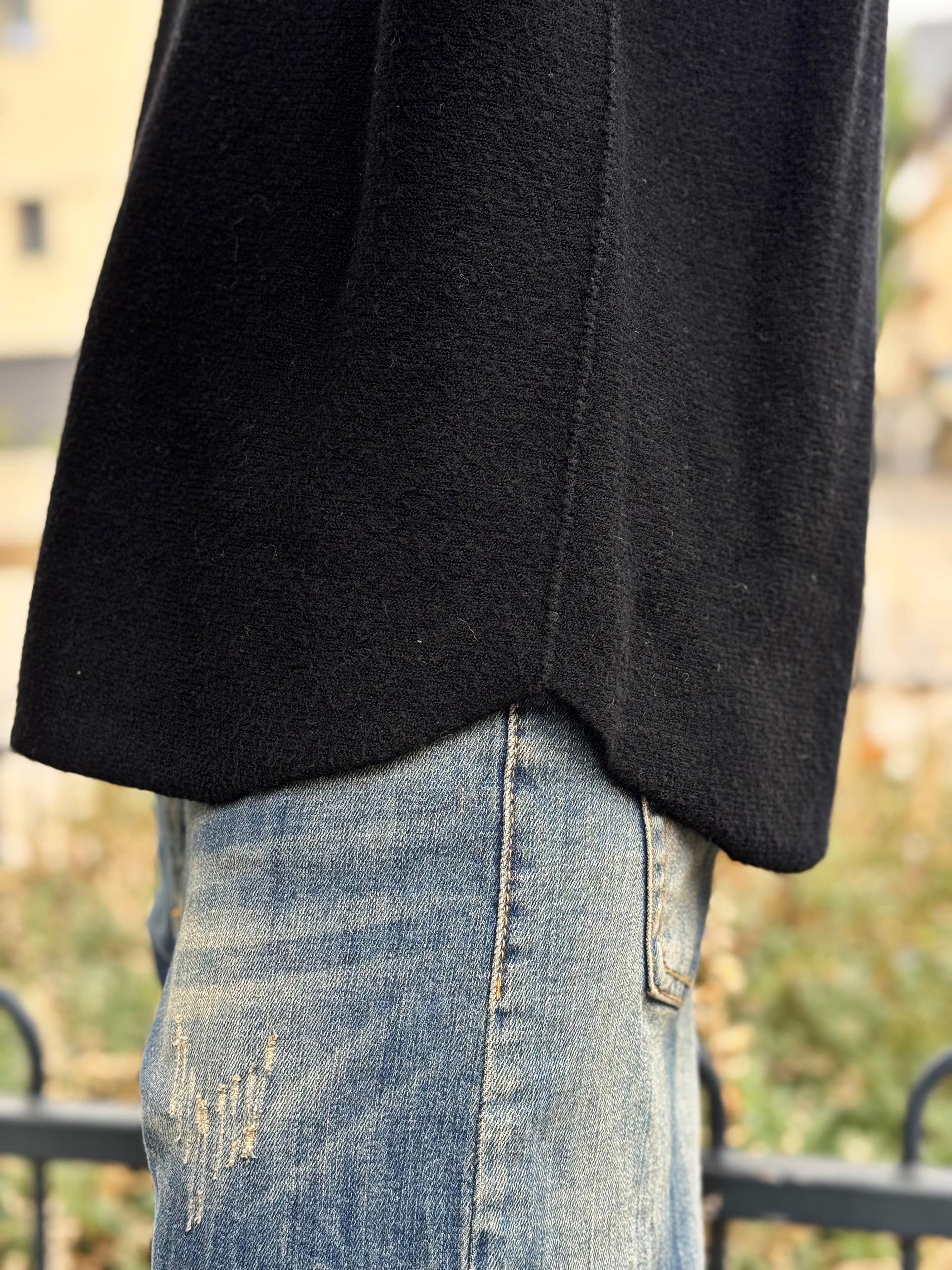 Pull doux TAO Noir