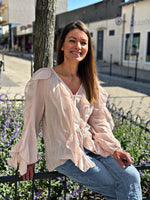 Charger l&#39;image dans la galerie, Chemise NINA Rose poudré
