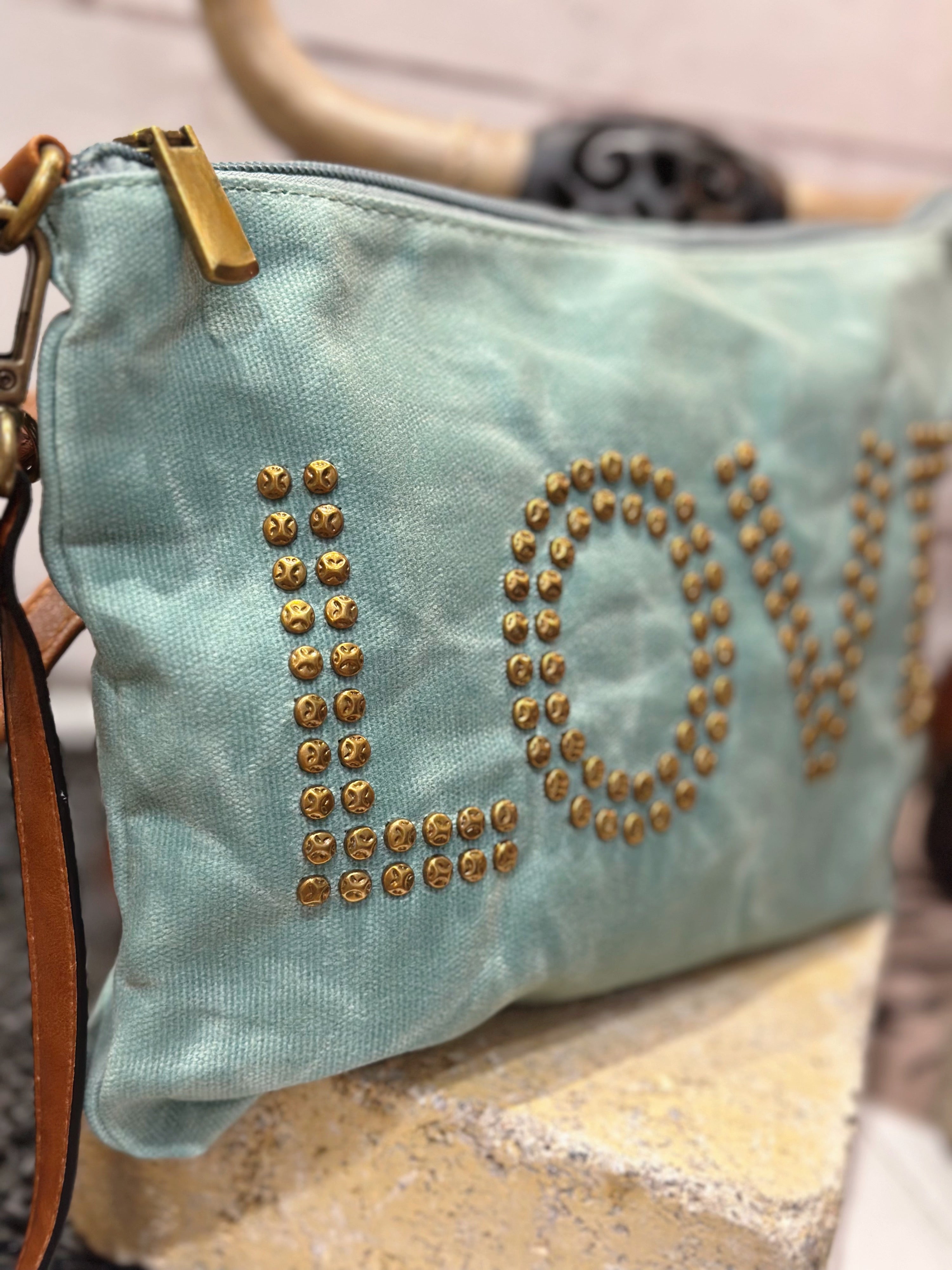 Sac/Pochette ISSA Turquoise