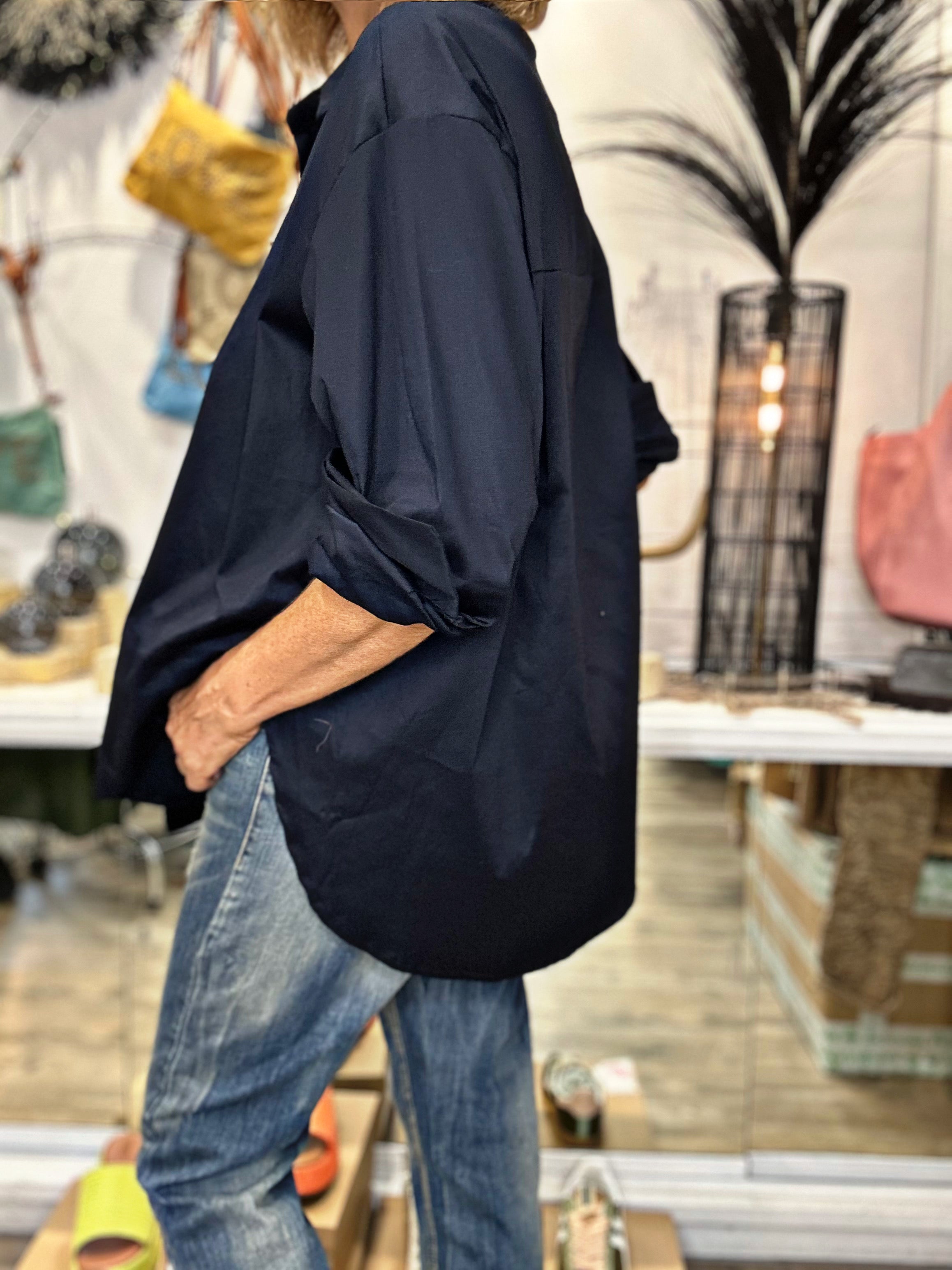 Chemise SOLYA Marine
