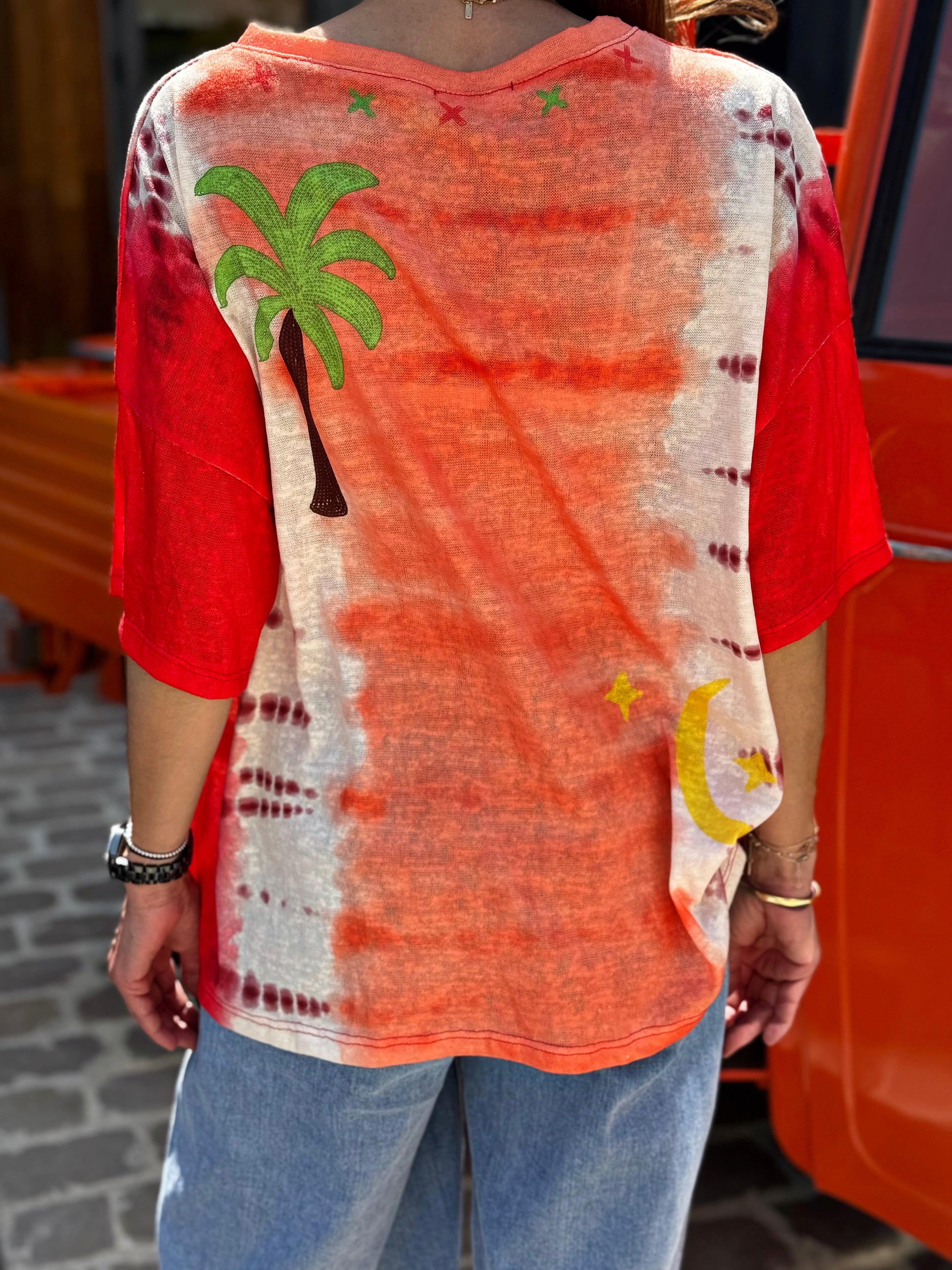Tee shirt PALMIE Orange