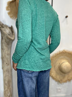 Charger l'image dans la galerie, T-shirt HELIA Vert emeraude
