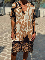 Charger l'image dans la galerie, Robe MILA Camel

