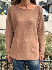 Pull doux LINO Camel