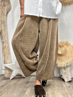 Charger l'image dans la galerie, Pantalon velours cotelé EMILIO Beige
