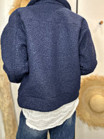 Charger l'image dans la galerie, Blouson bouclette GAB Marine

