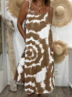 Charger l'image dans la galerie, Robe tie &amp; dye DUNE Camel
