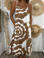 Charger l'image dans la galerie, Robe tie &amp; dye DUNE Camel
