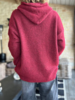 Charger l'image dans la galerie, Pull à capuche n°9 Bordeaux
