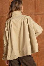 Charger l'image dans la galerie, Blouson SIENNA Beige- Gold and silver
