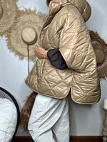 Charger l&#39;image dans la galerie, Blouson Poncho PAULUS Camel
