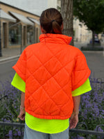 Charger l&#39;image dans la galerie, Doudoune manches courtes FIZZ Orange fluo
