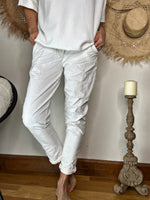 Charger l&#39;image dans la galerie, Pantalon magique TALLY Blanc
