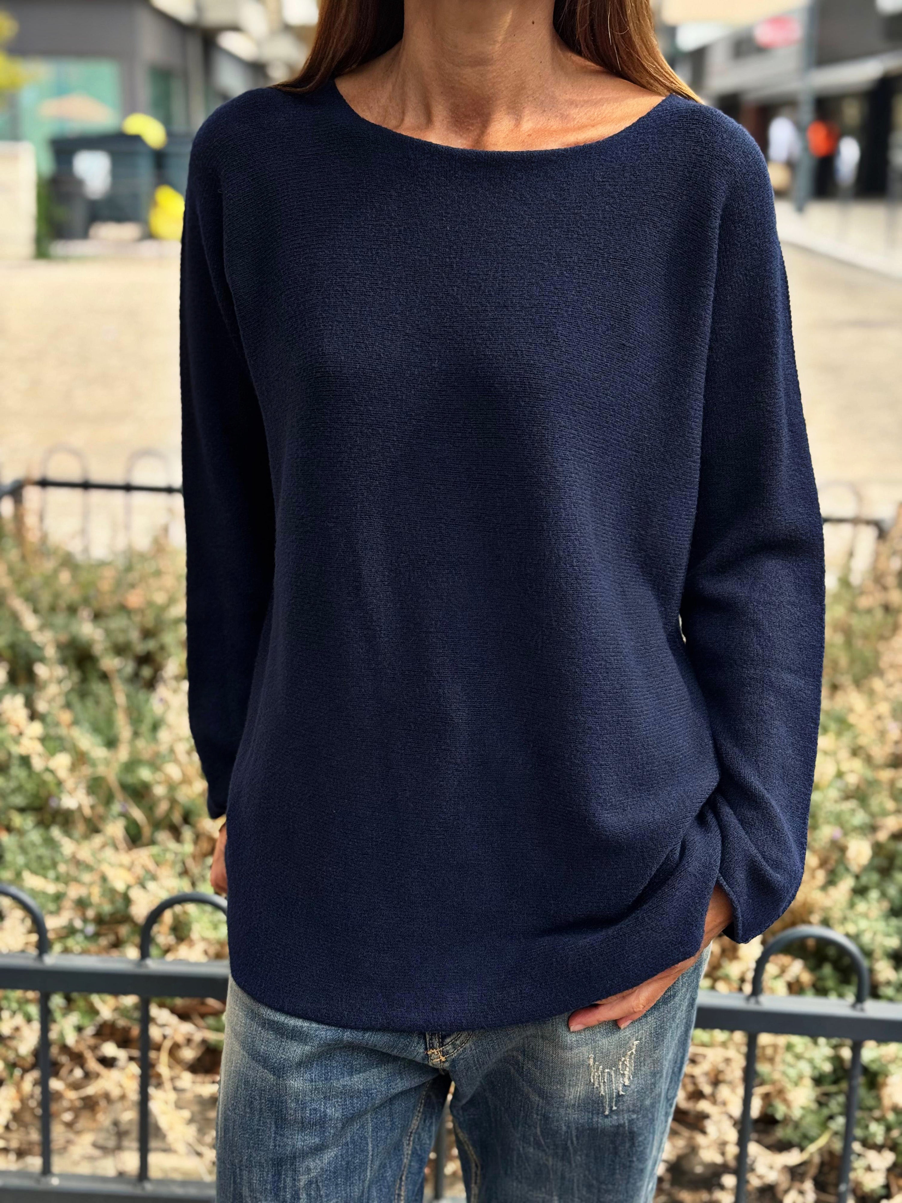 Pull doux LINO Marine