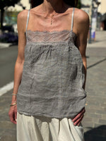 Charger l'image dans la galerie, Top lin AZELIA Taupe
