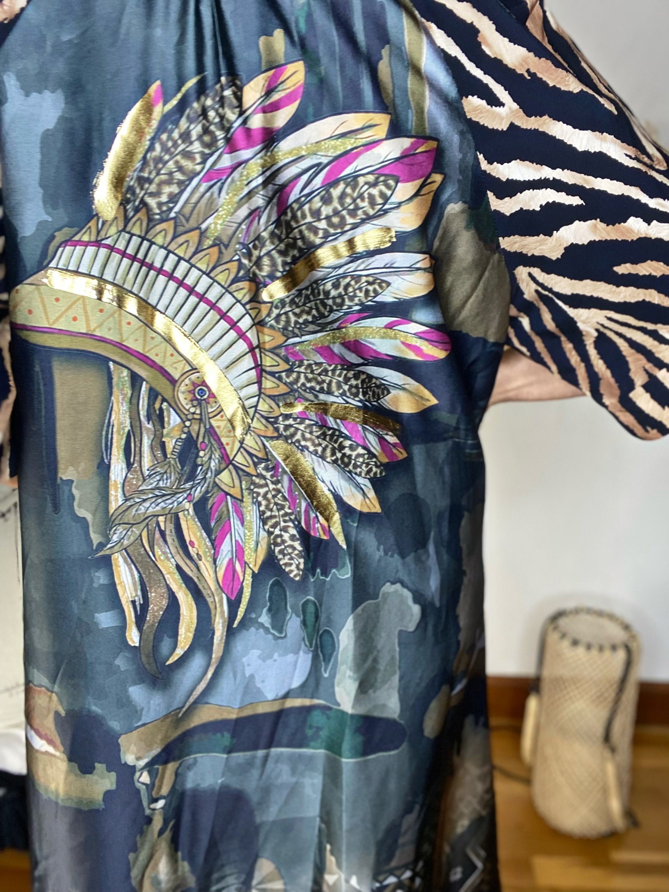 Robe INDIO Noir/Camel