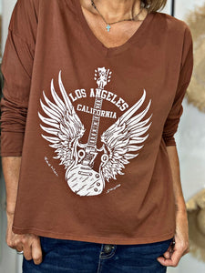 Tee shirt LOS ANGELES Choco