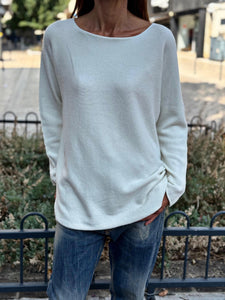 Pull doux LINO Ecru