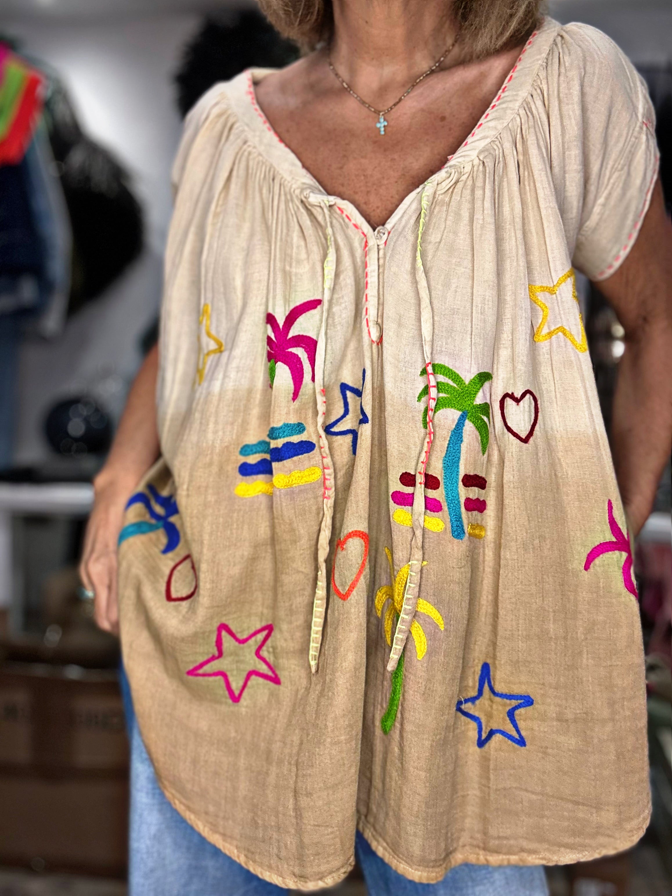 Blouse MOMENT Camel