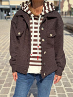 Charger l&#39;image dans la galerie, Blouson bouclette GAB Choco

