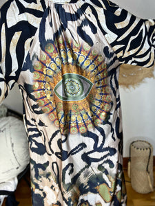 Robe EYE Noir/Beige