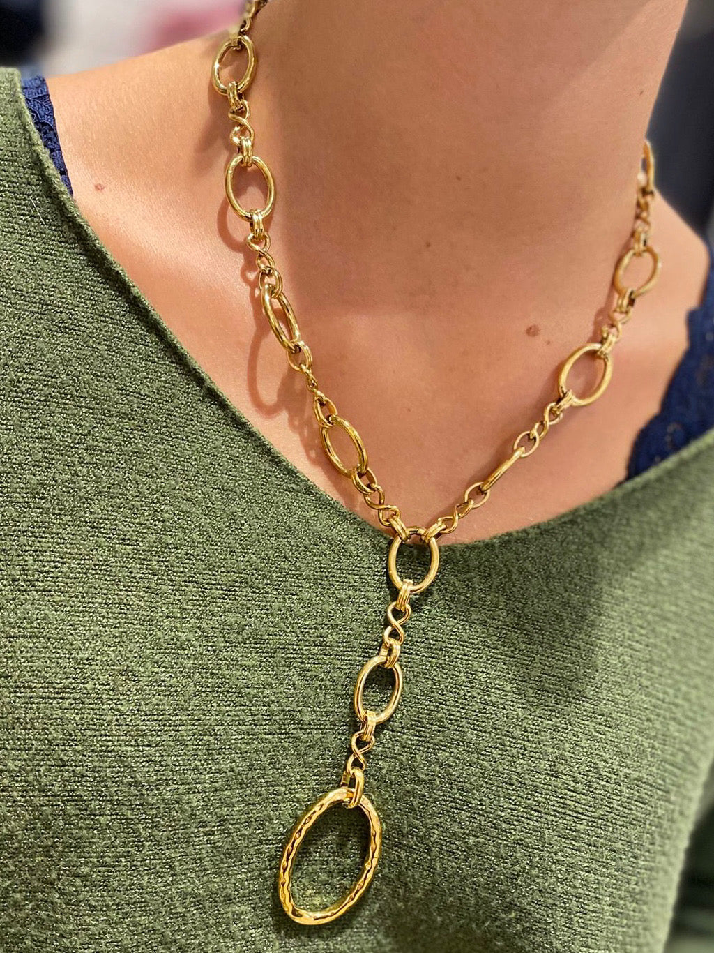 Collier TESS Doré