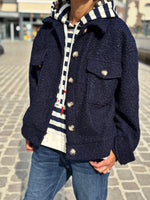 Charger l&#39;image dans la galerie, Blouson bouclette GAB Marine
