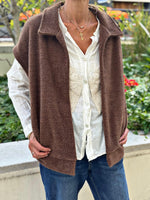 Charger l&#39;image dans la galerie, Veste sans manches LYNA Choco
