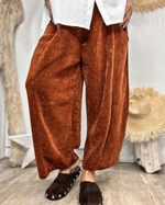 Charger l'image dans la galerie, Pantalon velours cotelé EMILIO Rouille
