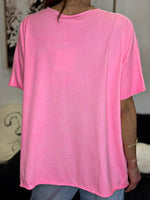 Charger l'image dans la galerie, Tee shirt uni LORIS Rose malabar
